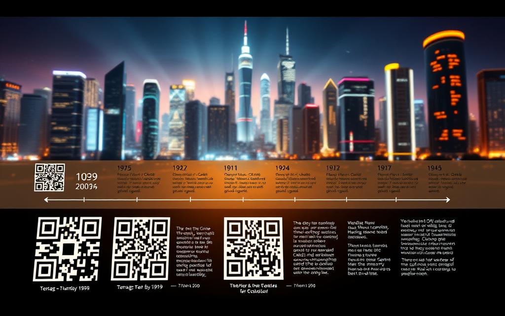 QR code history